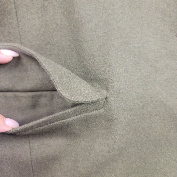 VTG Deadstock Jantzen Classics Olive Green Wool Blazer Embroidered Pocket Size 8 - Picture 11 of 12